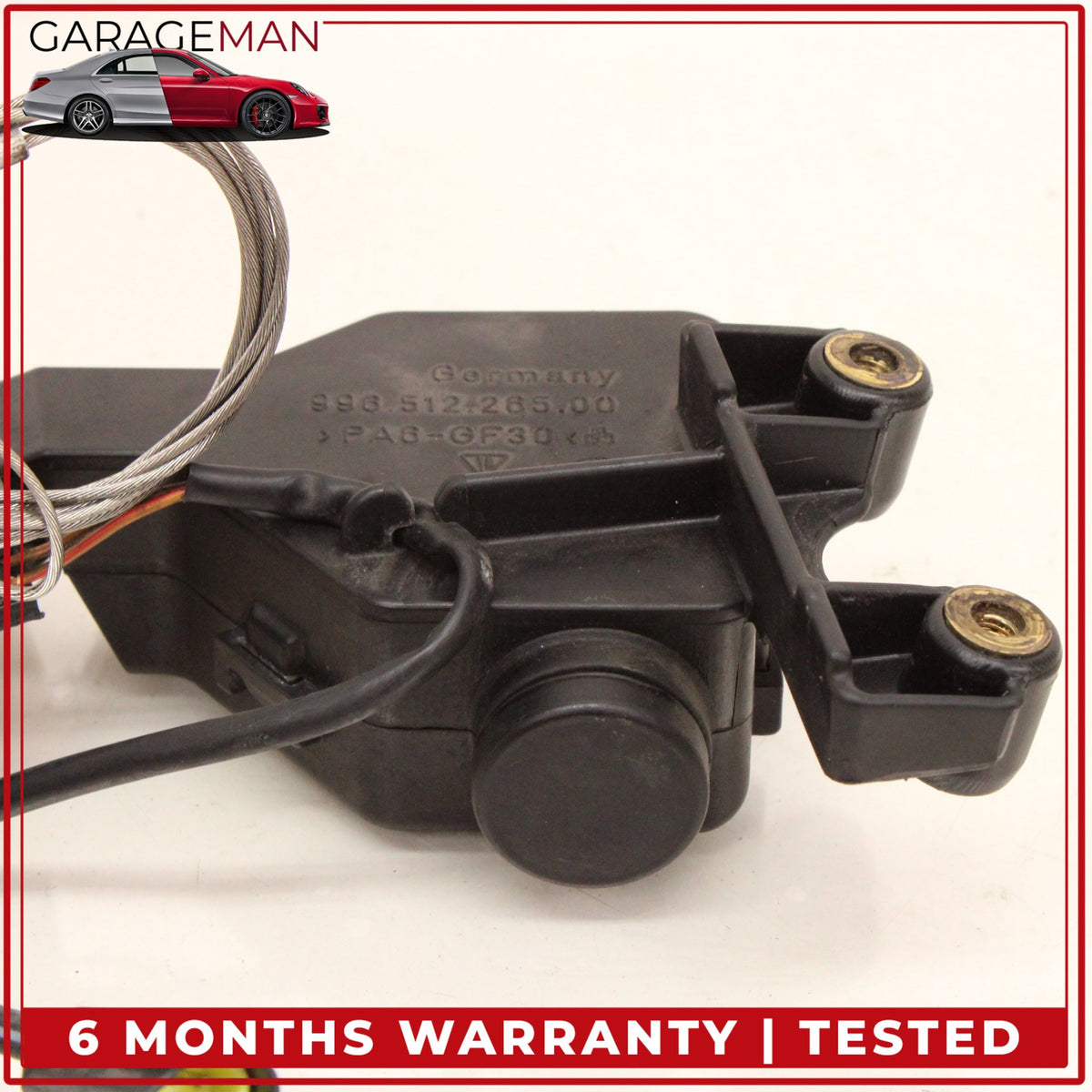 1999-2005 Porsche 911 Carrera Rear Trunk Lid Lock Latch w/ Release Actuator OEM