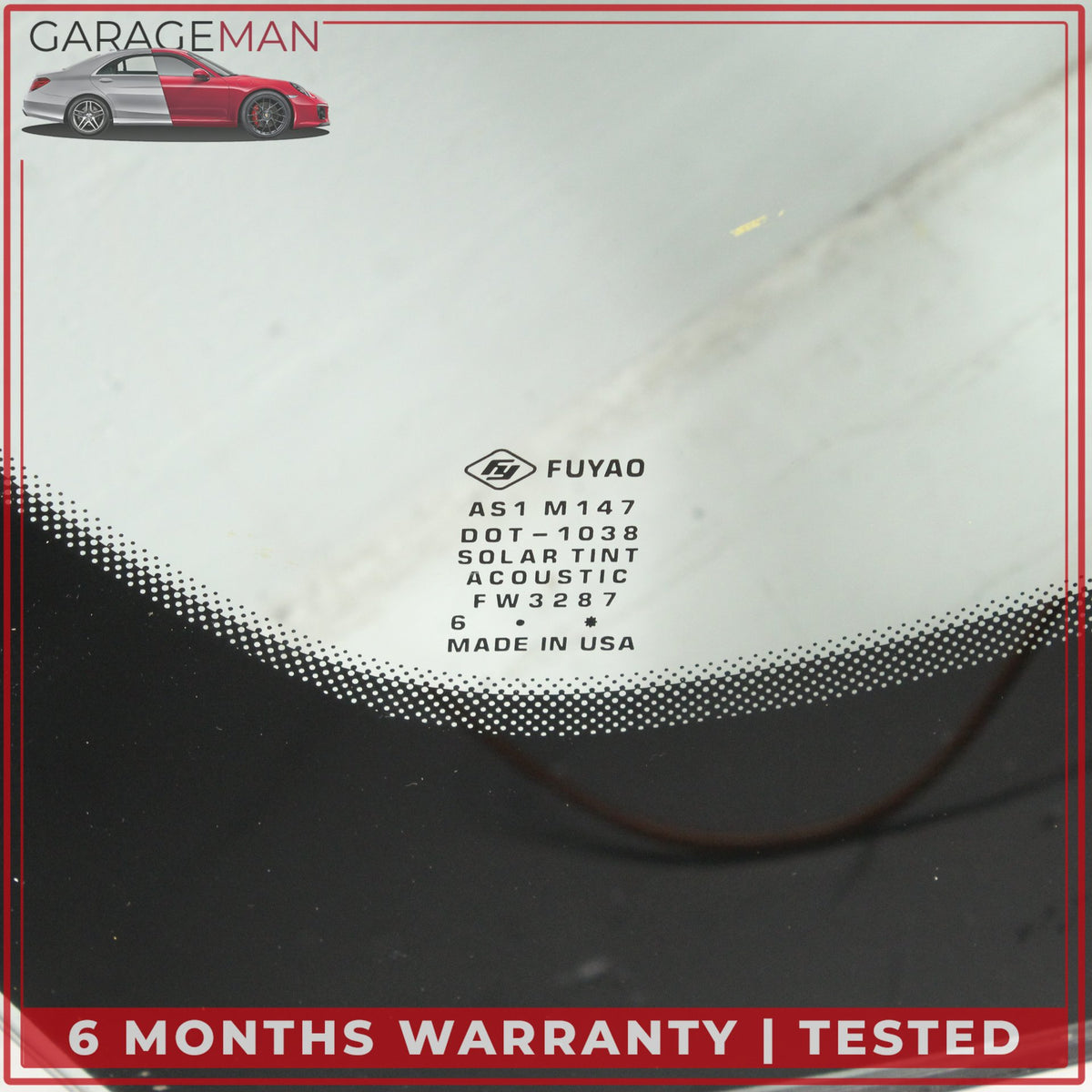 2011-2018 Porsche Cayenne 958 Front Windshield Window Glass w/ Rain Sensor OEM