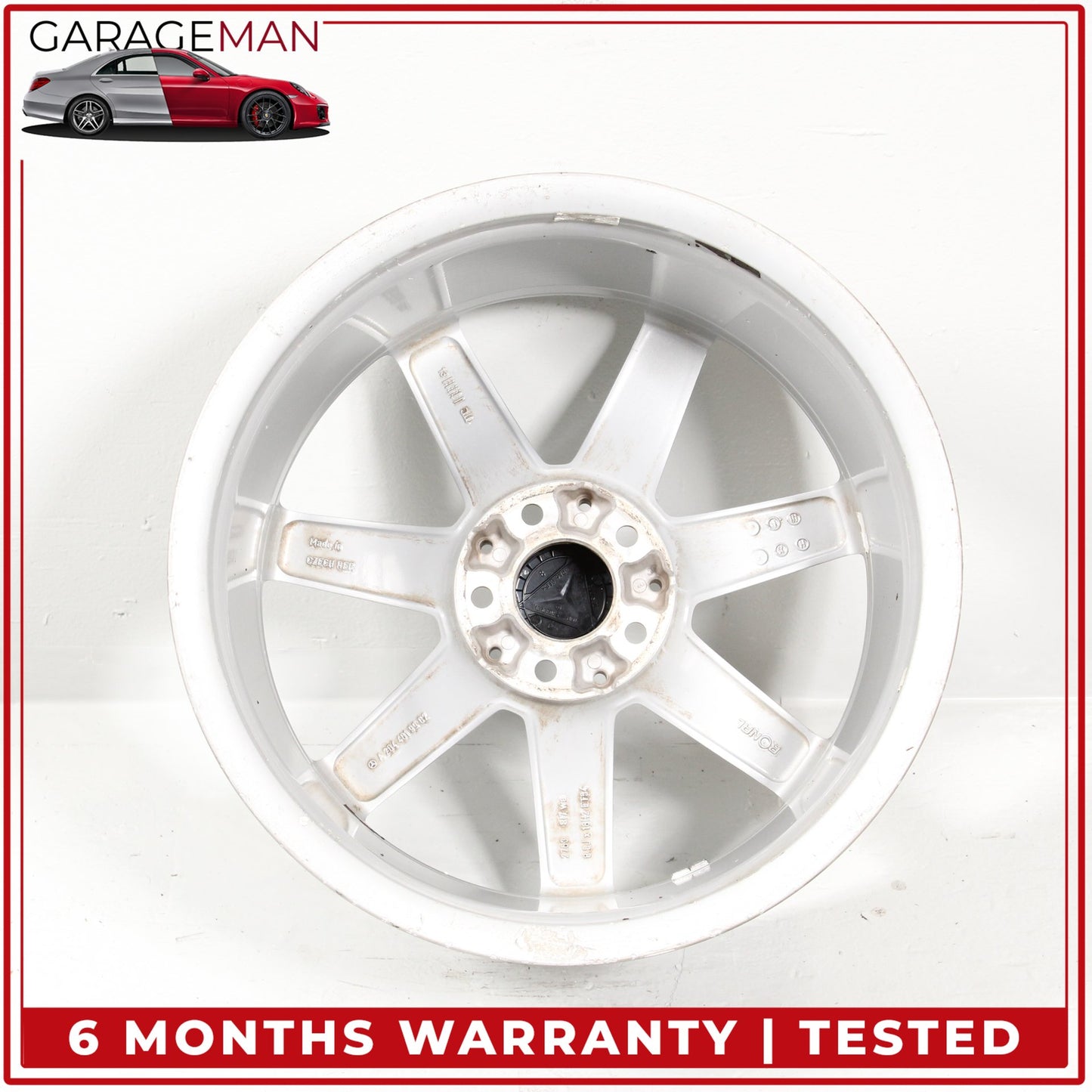 2012-2015 Mercedes W204 C250 Rear 7 Spoke Wheel Rim 8.5JX18H2ET54 2044019902 OEM