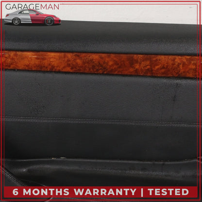 2000-2006 Mercedes W215 CL500 Rear Right Side Door Trim Panel Leather Black OEM