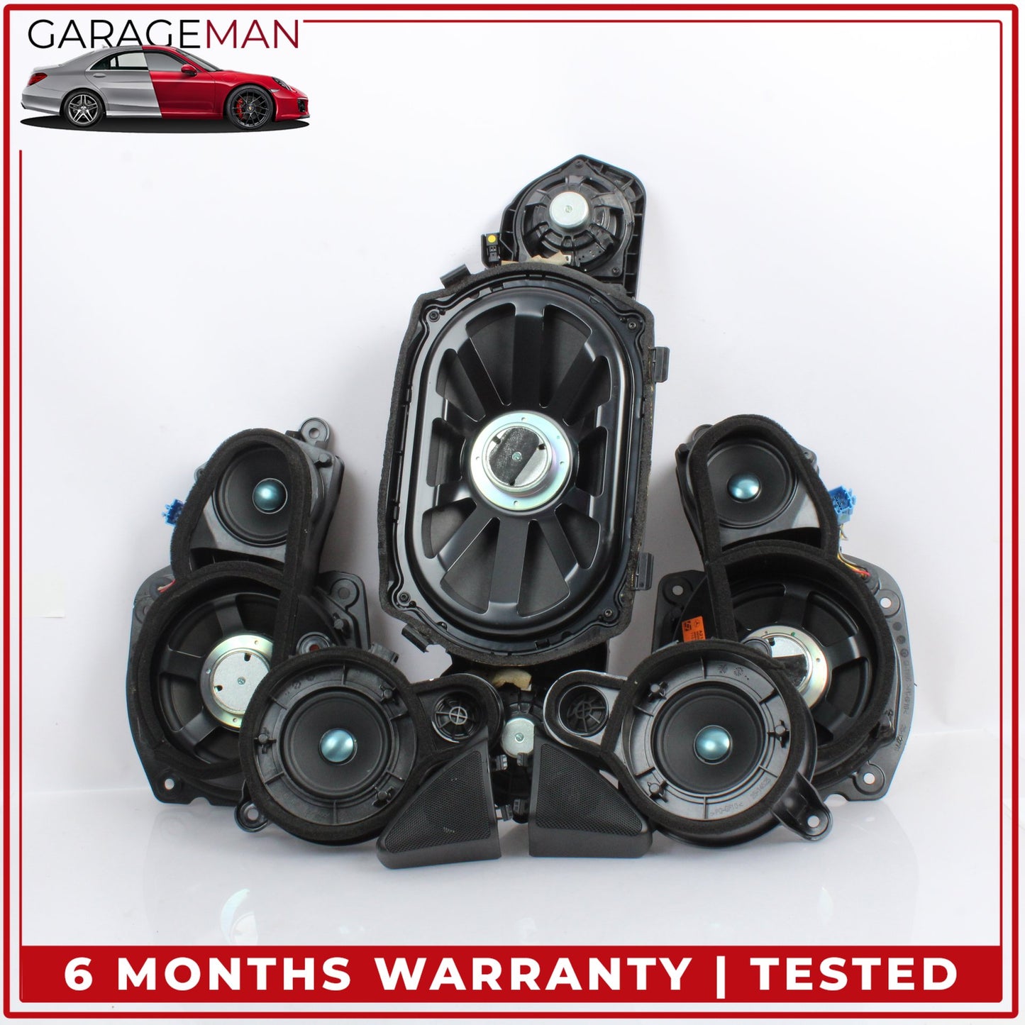 2007-2014 Mercedes-Benz CL550 W216 Coupe Front/ Rear Left & Right Side Audio Speakers 2218208102 OEM