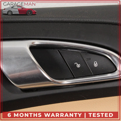 2011-2018 Porsche Cayenne 958 Front Right Side Door Trim Cover Panel Beige OEM