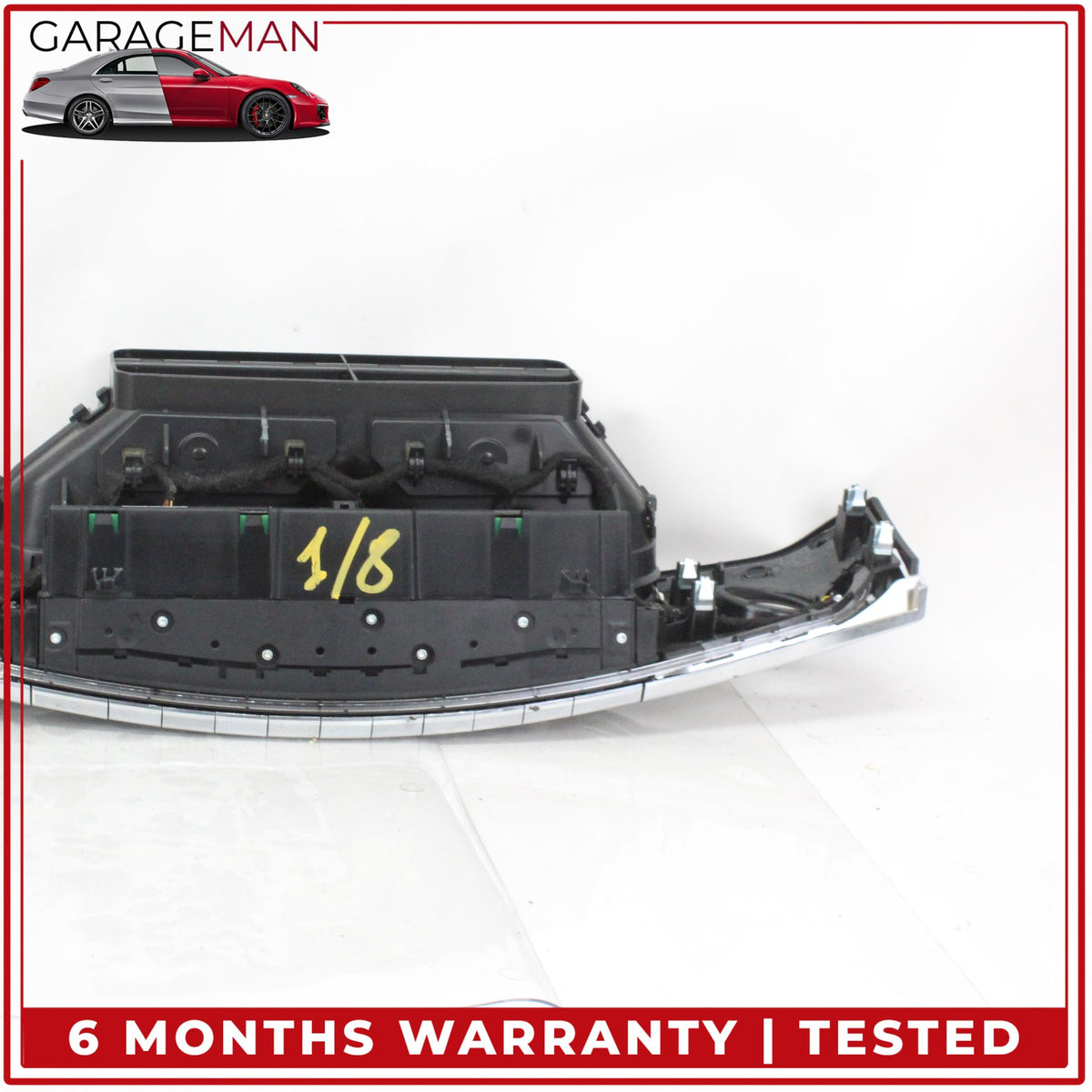 2014-2018 Mercedes W222 S550e Dash Trim w/ Air Vent & Climate Control Panel OEM