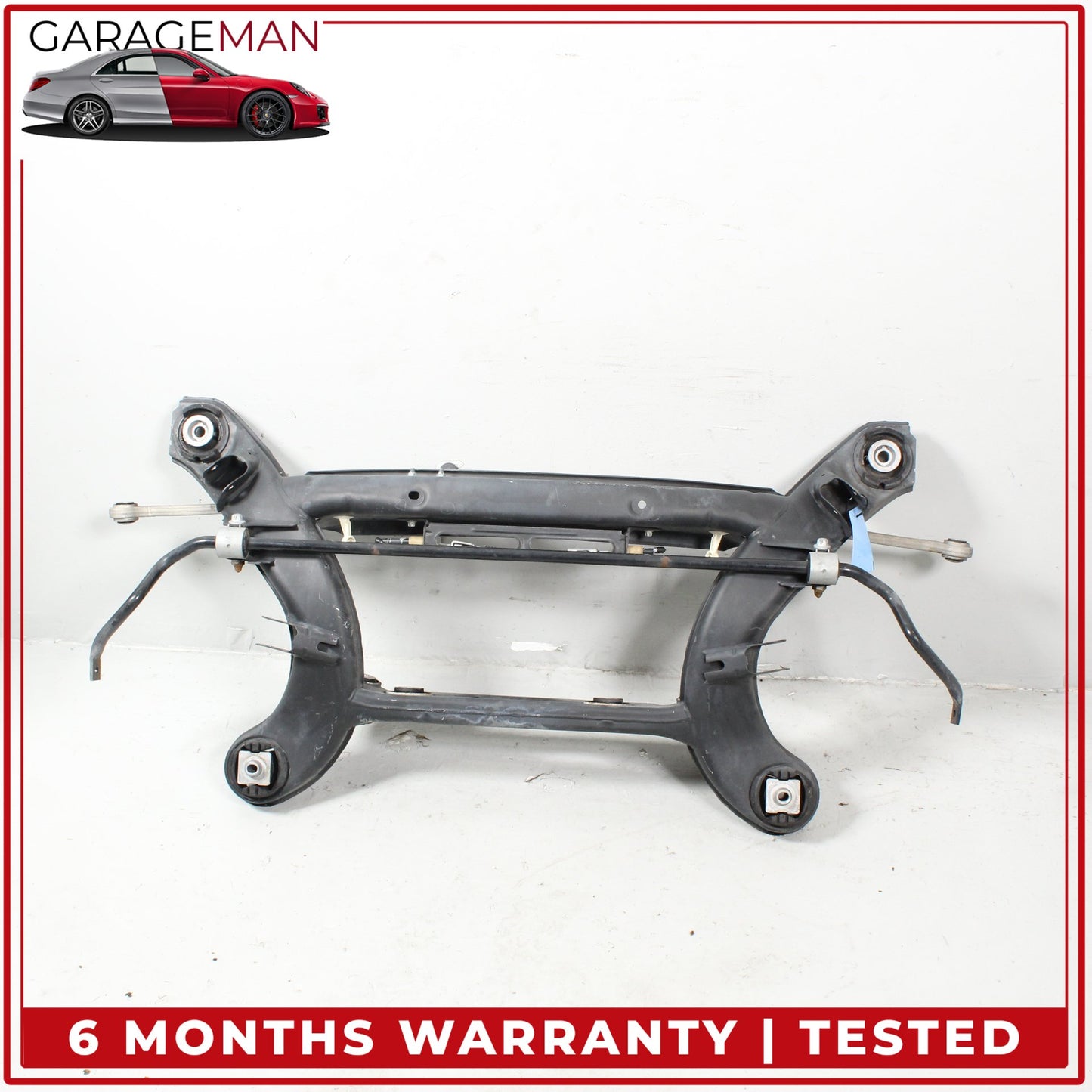 2008-2015 Mercedes W204 C250 Rear Subframe Crossmember w/ Anti Roll Sway Bar OEM