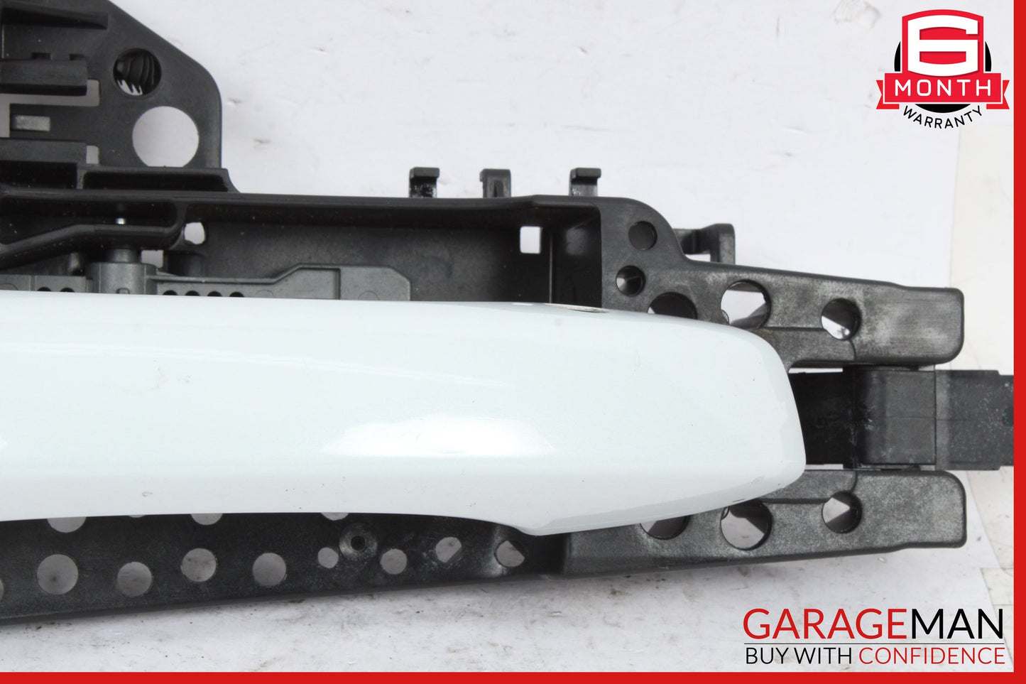 2012-2018 Audi S7 Rear Left Driver Side Exterior Door Handle White 4H0837885 OEM