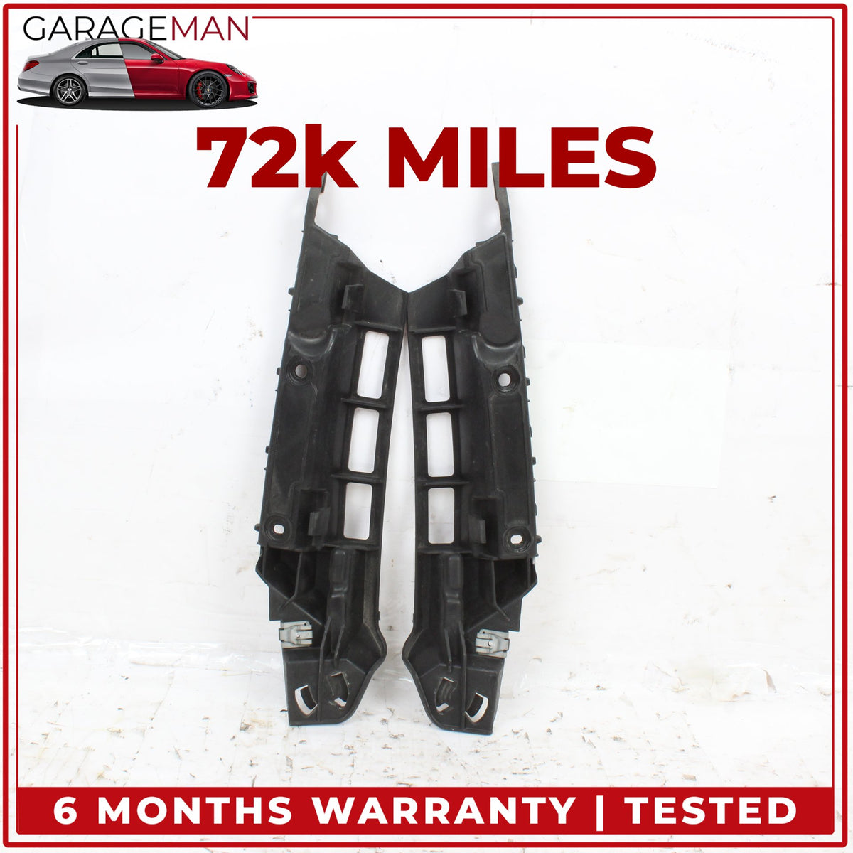 2010-2013 Porsche Panamera 970 Rear Bumper Support Bracket Retainer Strips OEM