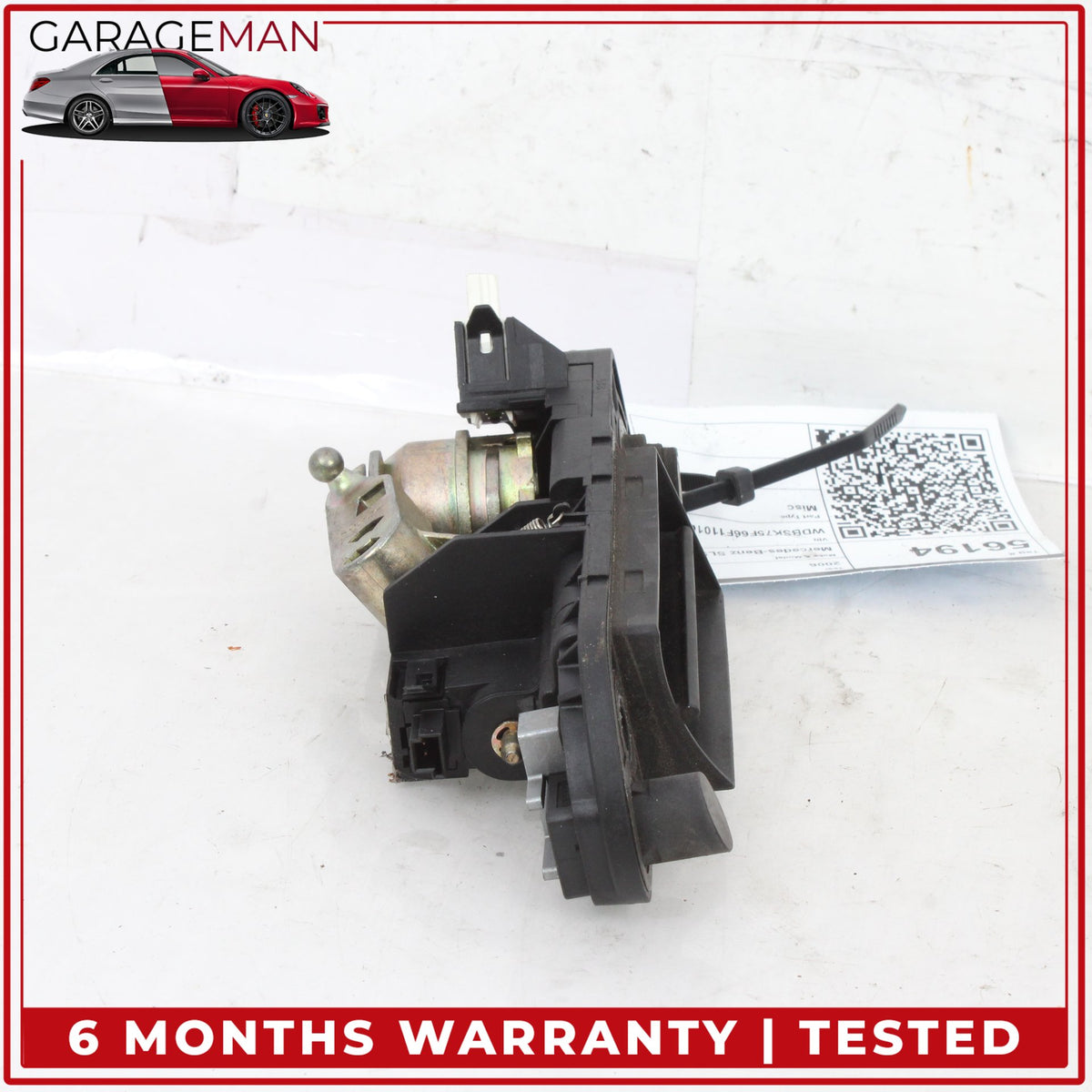 2003-2012 Mercedes R230 SL500 Rear Trunk Lid Lock Latch Handle 2307500193 OEM
