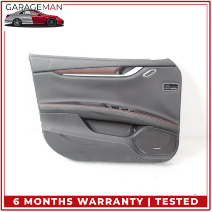 2014-2017 Maserati Quattroporte M156 Front Left Interior Door Trim Panel OEM