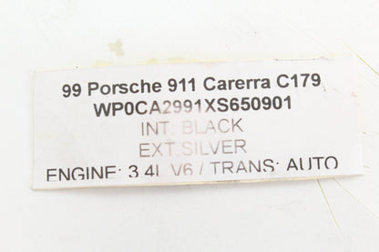 1999 Porsche 911 Carrera 3.4L V6 Engine Motor Wiring Harness 99660700207 OEM