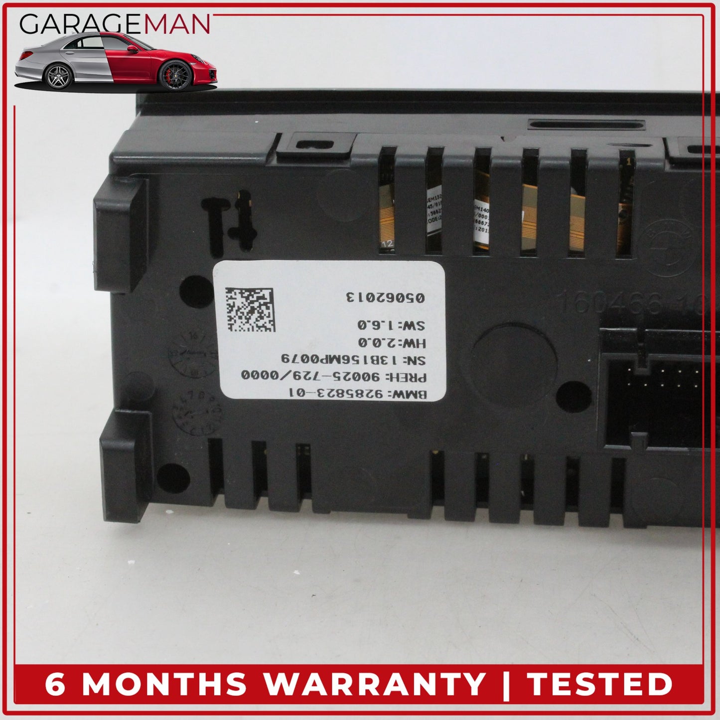 2014-2019 BMW X5 F15 Rear AC Climate Control Switch Panel Ceramic 9285823 OEM