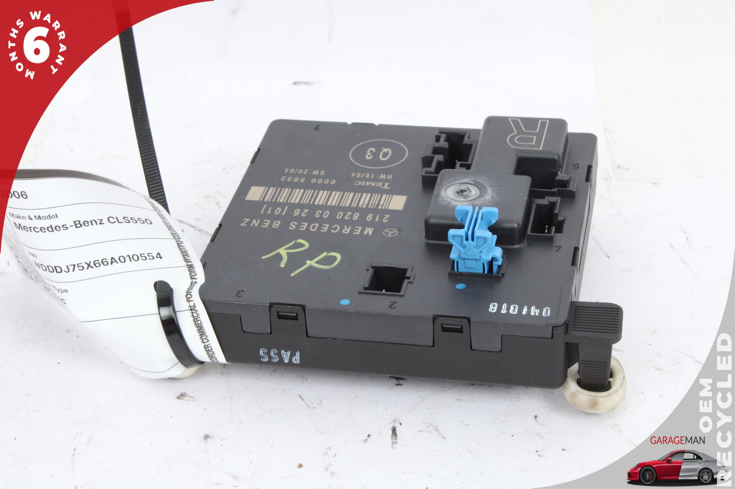2006-2011 Mercedes W219 CLS550 Rear Right Side Door Control Module Unit OEM