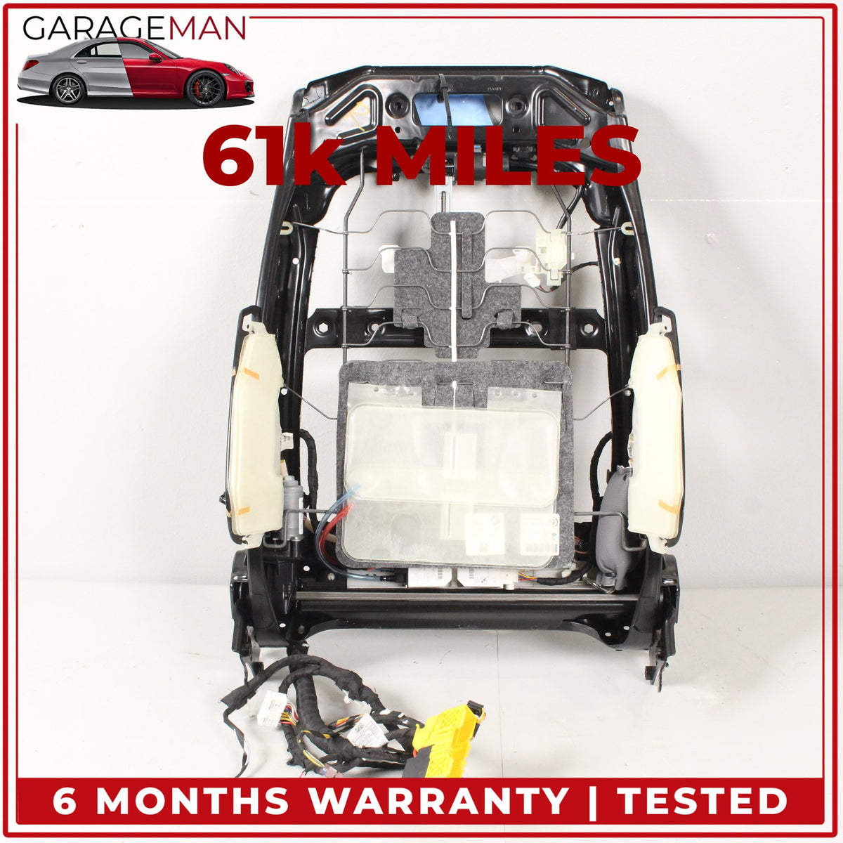 2017-2023 BMW 530e G30 Front Right Side Seat Backrest Frame Rail 7410469 OEM