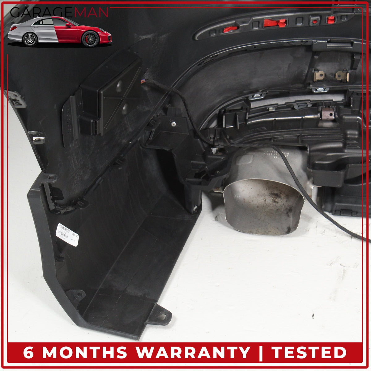 2016-2018 Mercedes-Benz GLC300 Rear Bumper Cover Assembly 2538852201 Black OEM