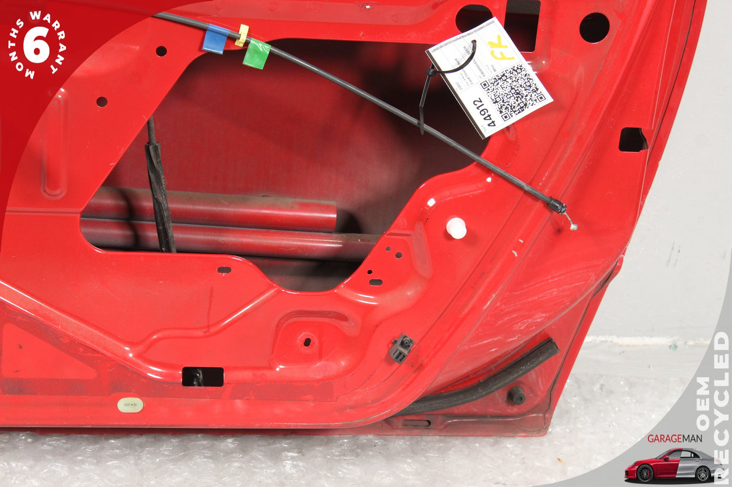 2002-2005 Ford Thunderbird Front Right Side Door Shell Red 1W6Z7620124AA OEM