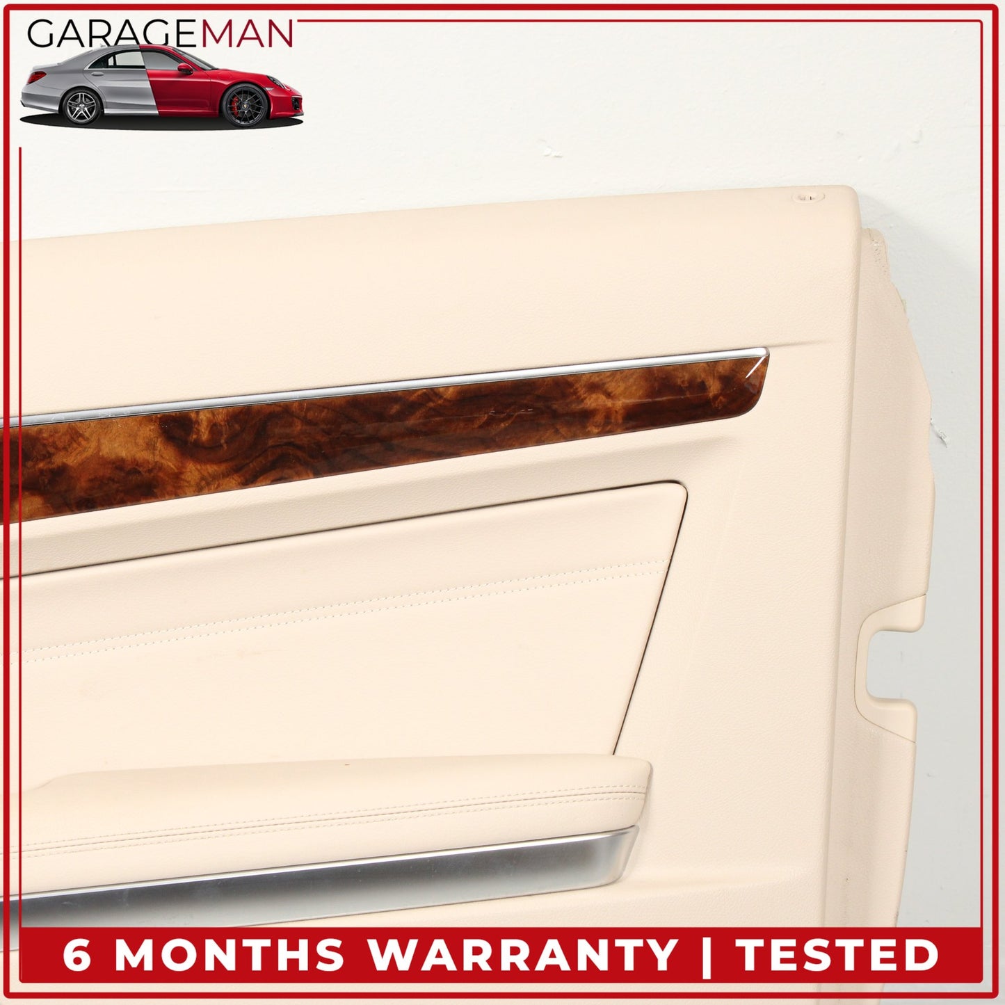 2014-2017 Mercedes C207 E400 Coupe Front Right Side Door Trim Panel Beige OEM