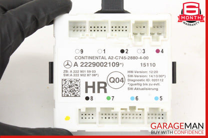 15-23 Mercedes W205 C300 Rear Right Side Door Control Module Unit OEM