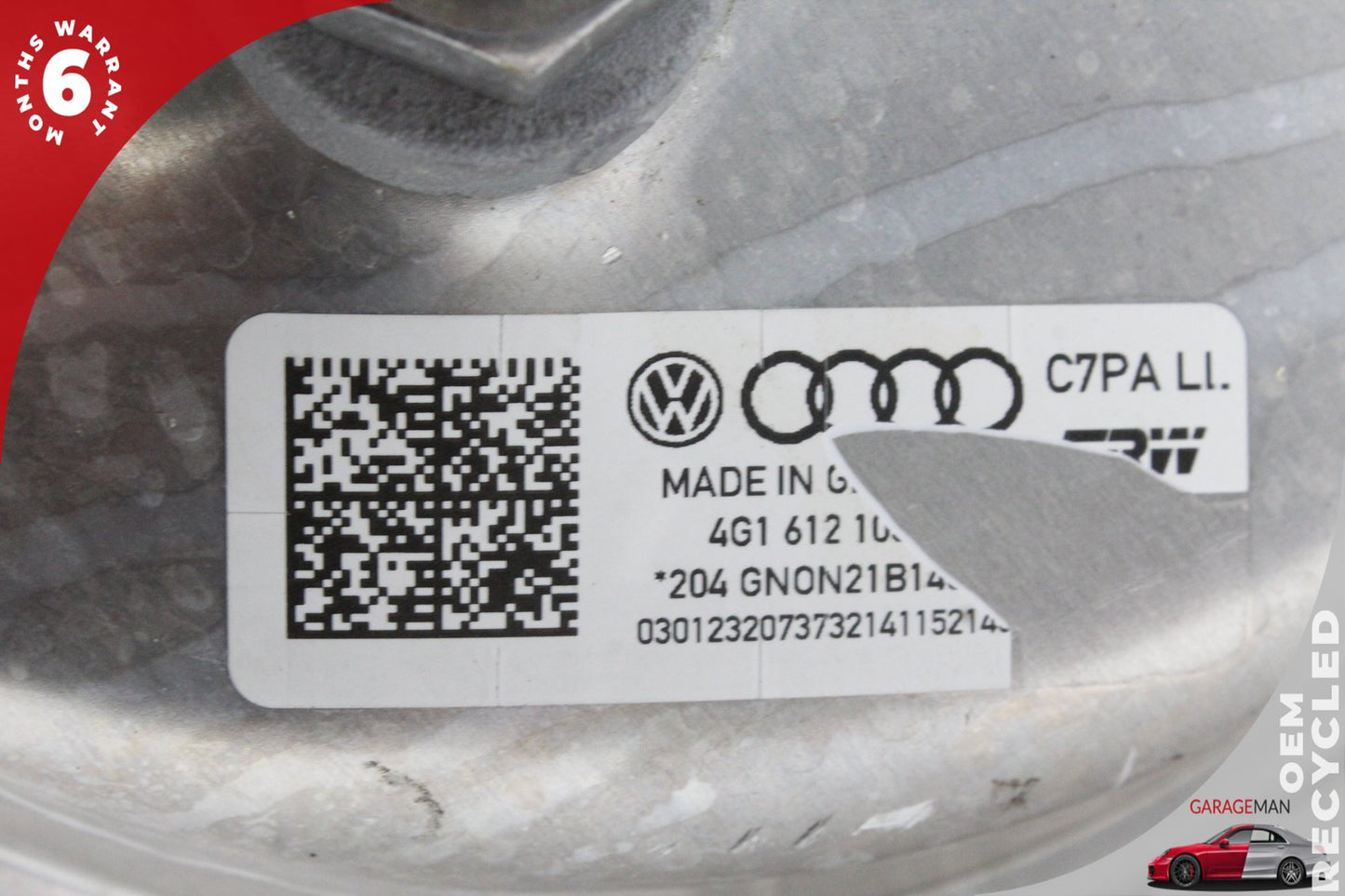 2012-2018 Audi A7 A6 Power Brake Booster Master Cylinder w/ Reservoir 4G1612103G