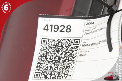 2002-2005 Ford Thunderbird Front Right Side Door Shell Red 1W6Z7620124AA OEM