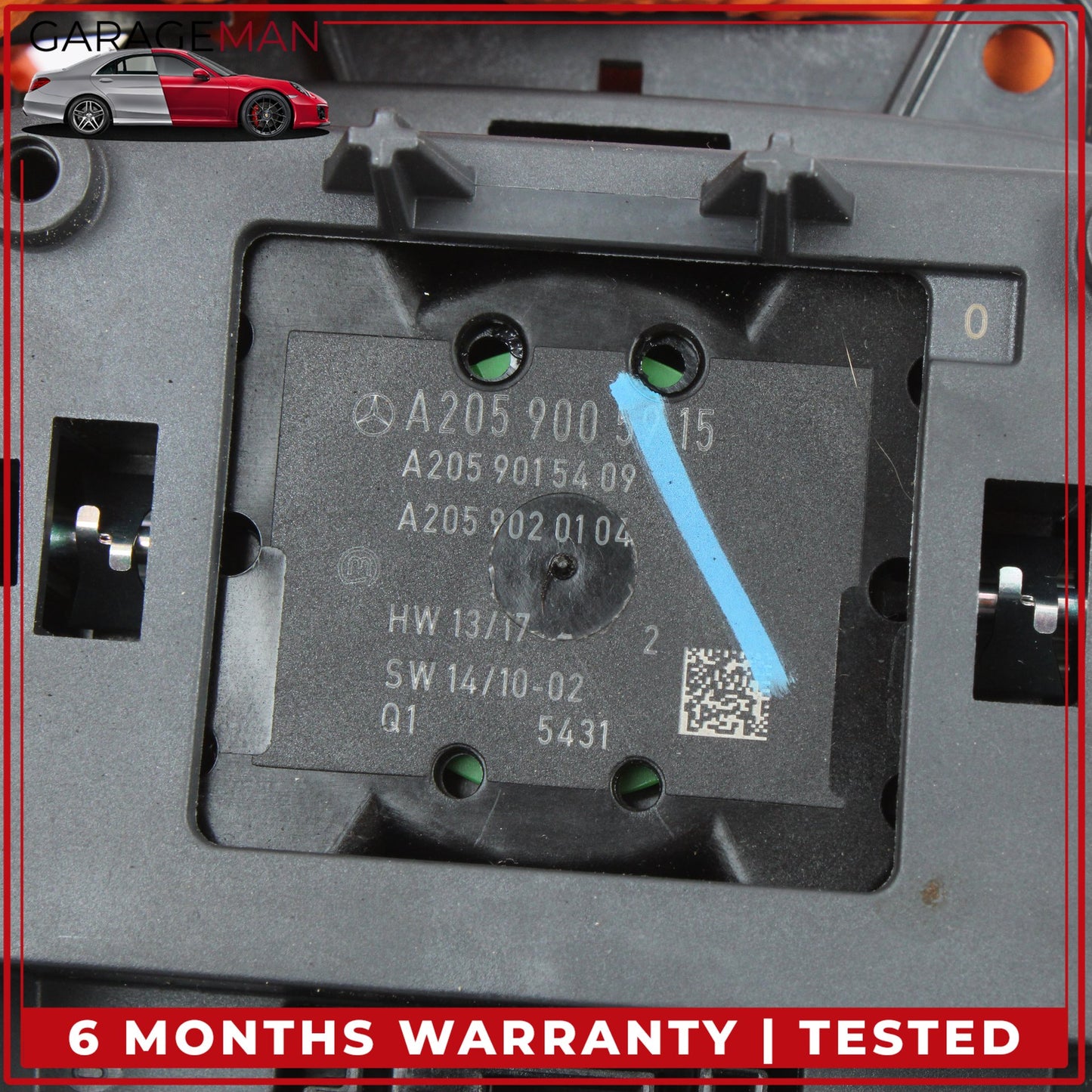 2015-2020 Mercedes W205 C300 Center Console Multi Function Control Switch OEM