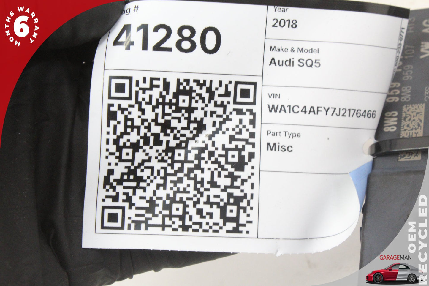 2018-2025 Audi SQ5 Q5 Trunk Boot Tailgate Control Module Unit 8W8959107B OEM