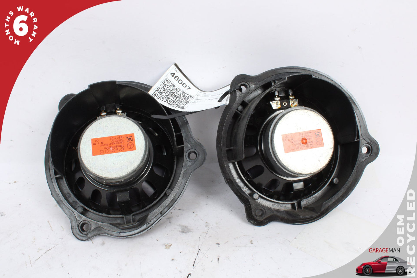 2006-2011 Mercedes W219 CLS550 Left &amp; Right Side Door Audio Speakers Set OEM