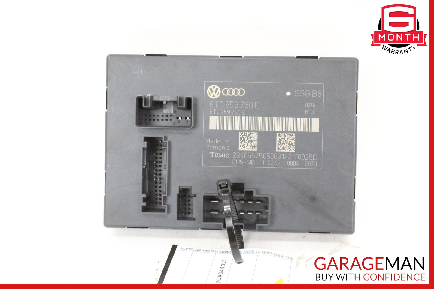 12-17 Audi A5 Front Left or Right Side Seat Memory Control Module 8T0959760E OEM