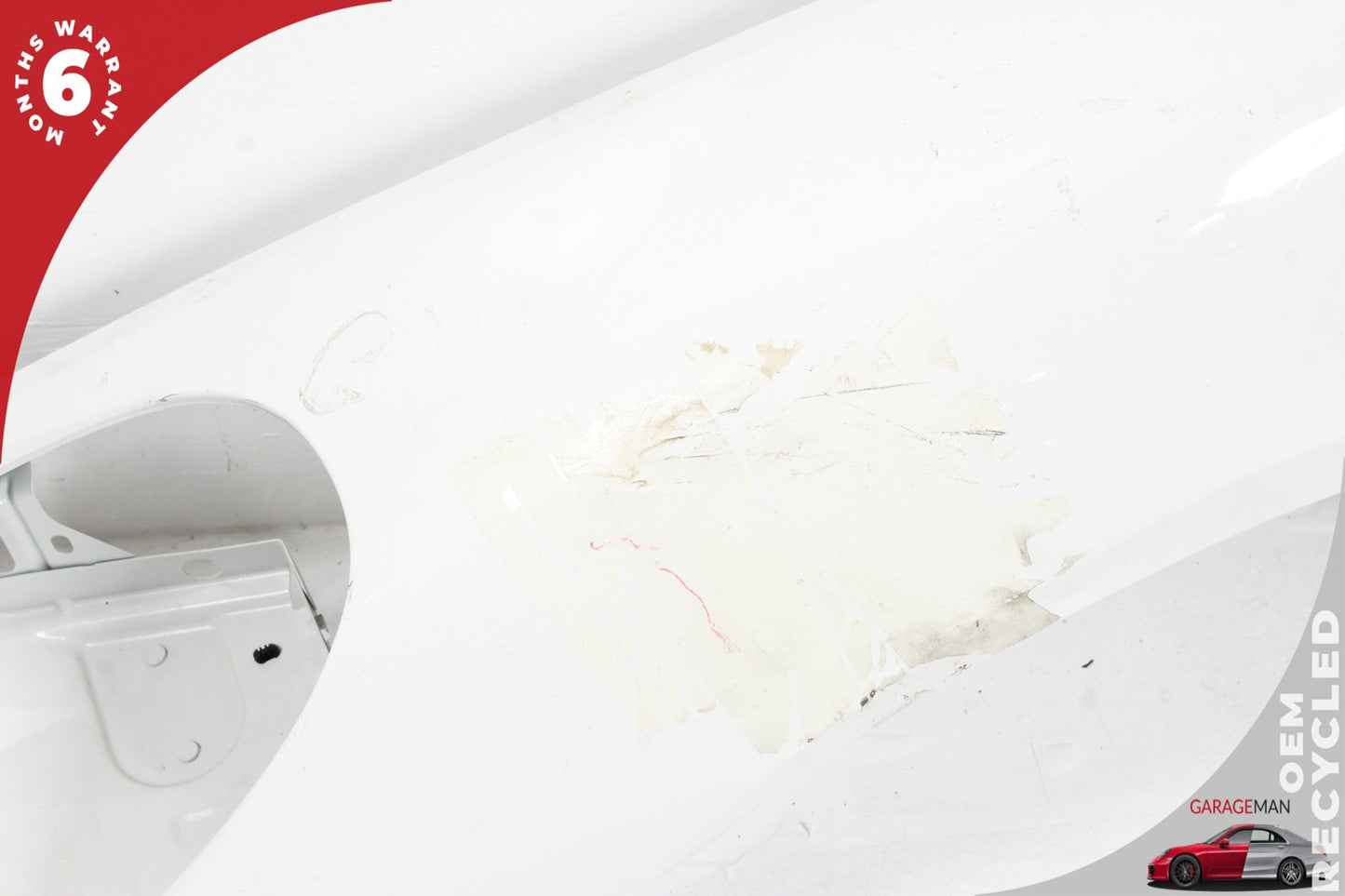 2013-2016 Porsche Cayman 981 Boxster Front Left Side Fender Panel White OEM
