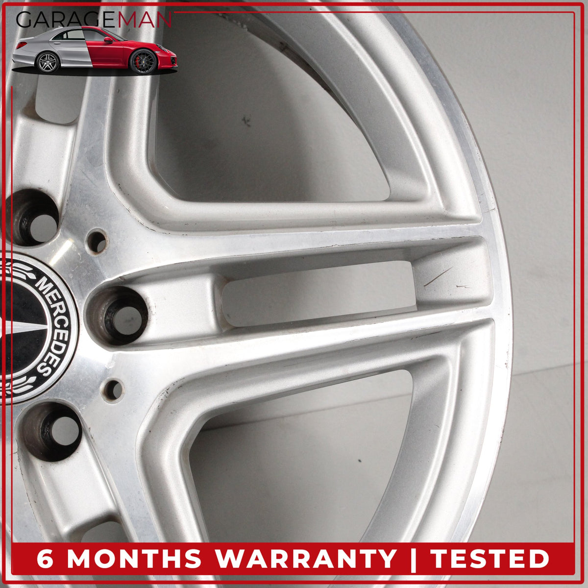 2010-2017 Mercedes C207 E550 Coupe Rear Wheel Rim 8.5JX18H2 ET48 2124013602 OEM