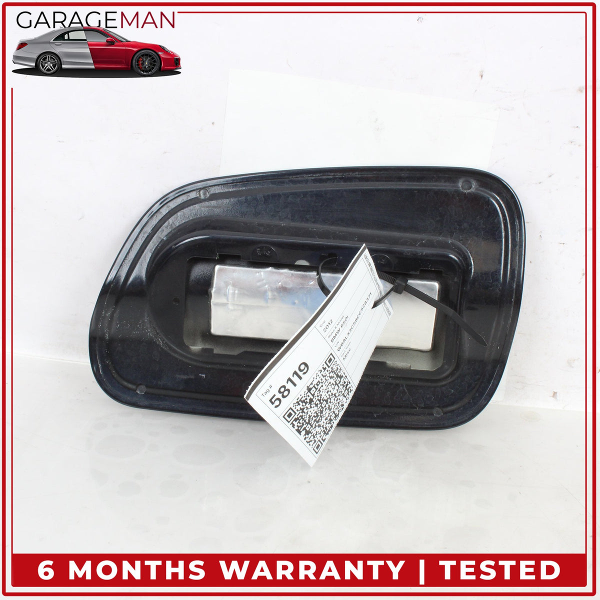 2012-2018 BMW 650i F13 Fuel Door Lid Gas Tank Cover 7228212 OEM