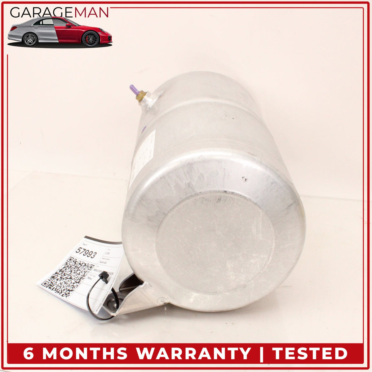 2011-2018 Audi A8 S8 Air Ride Suspension Pressure Tank Reservoir 4H0616203D OEM
