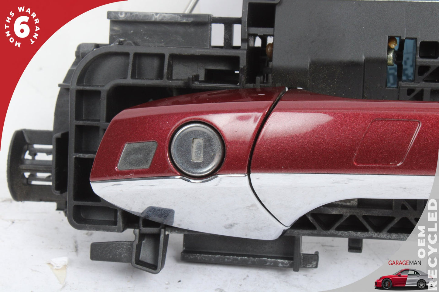 2012-2018 Mercedes W218 CLS550 Front Left Side Exterior Door Handle Red OEM