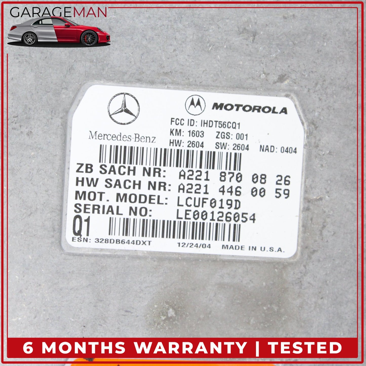 2003-2014 Mercedes W219 CLS500 Voice Communication Control Module 2218700826 OEM