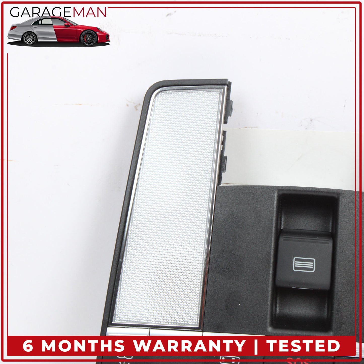 2007-2014 Mercedes-Benz CL550 W216 Coupe Overhead Dome Light Sunroof Control 2168705826 OEM