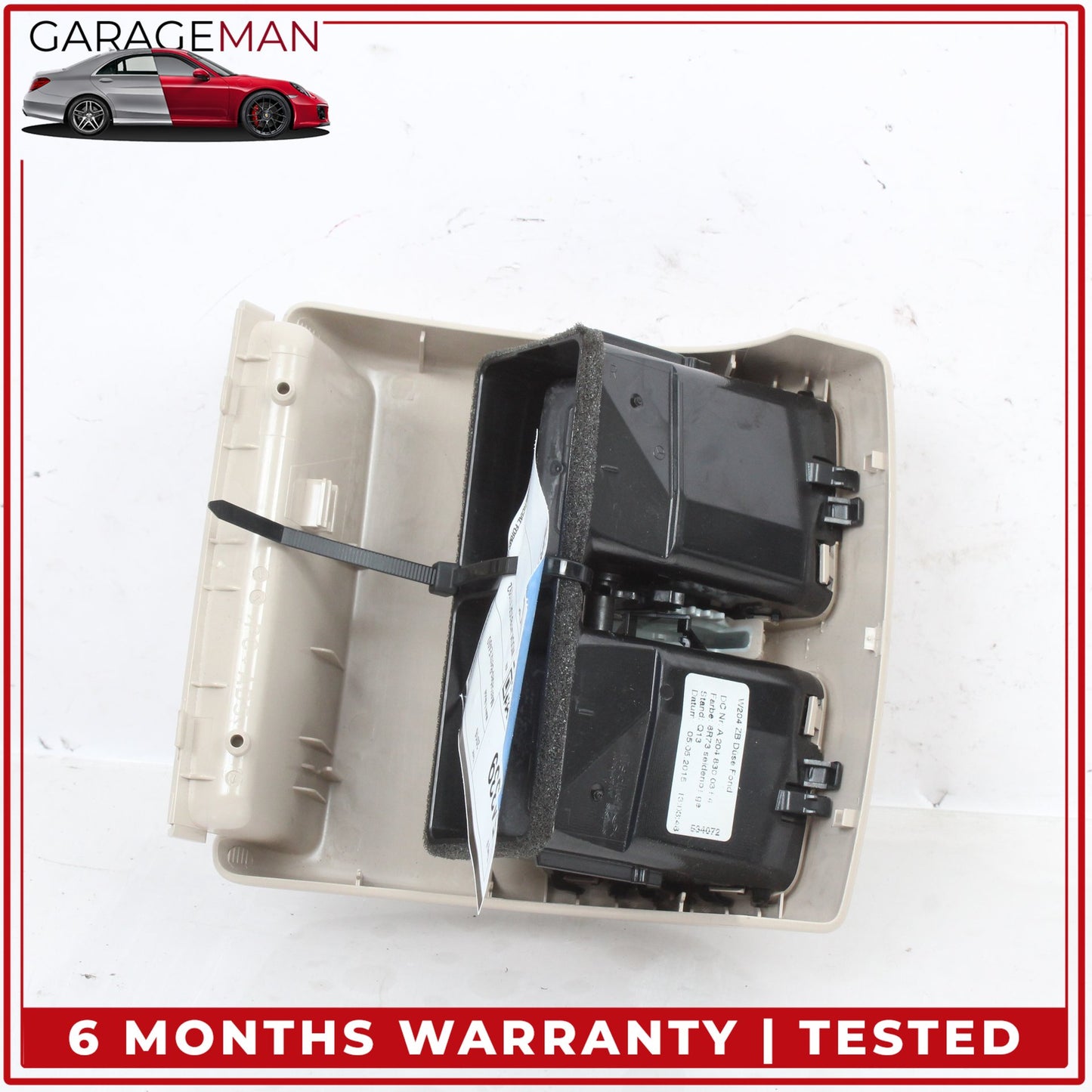 2008-2017 Mercedes C207 E400 Rear Center Console AC A/C Air Vent Beige OEM