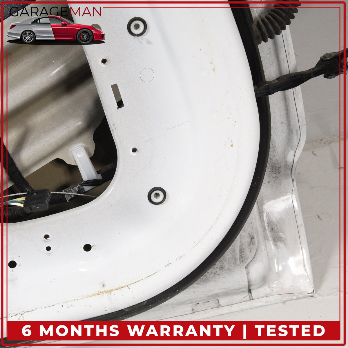 2017-2023 Tesla Model 3 Rear Left Side Door Shell Pearl White 1081441E0C OEM