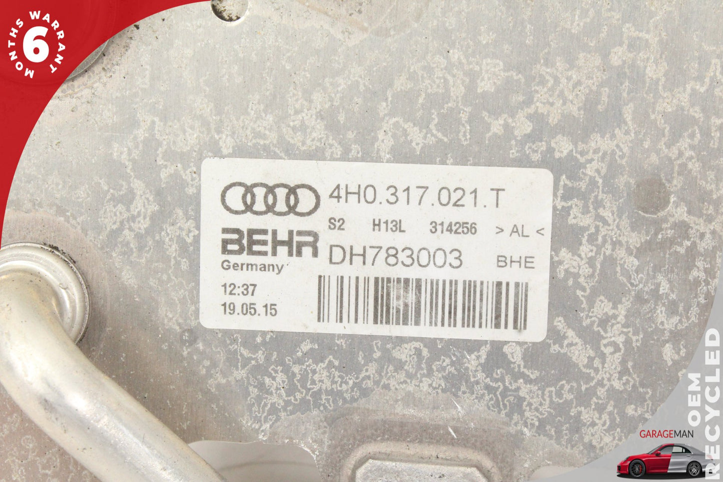 2012-2018 Audi A7 A6 Automatic Transmission Oil Cooler 4H0317021T OEM