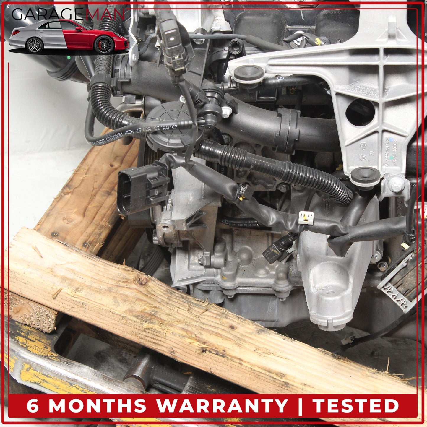 2015-2020 Mercedes W205 C300 SLC300 M274 2.0L Engine Motor Block Assembly OEM