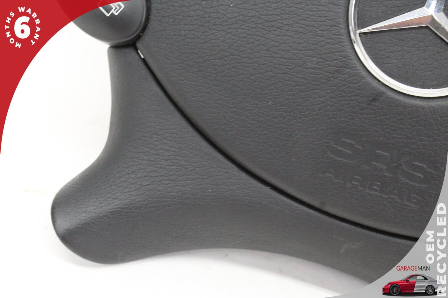 03-12 Mercedes-Benz SL500 R230 Convertible Steering Wheel Airbag Black2308600102
