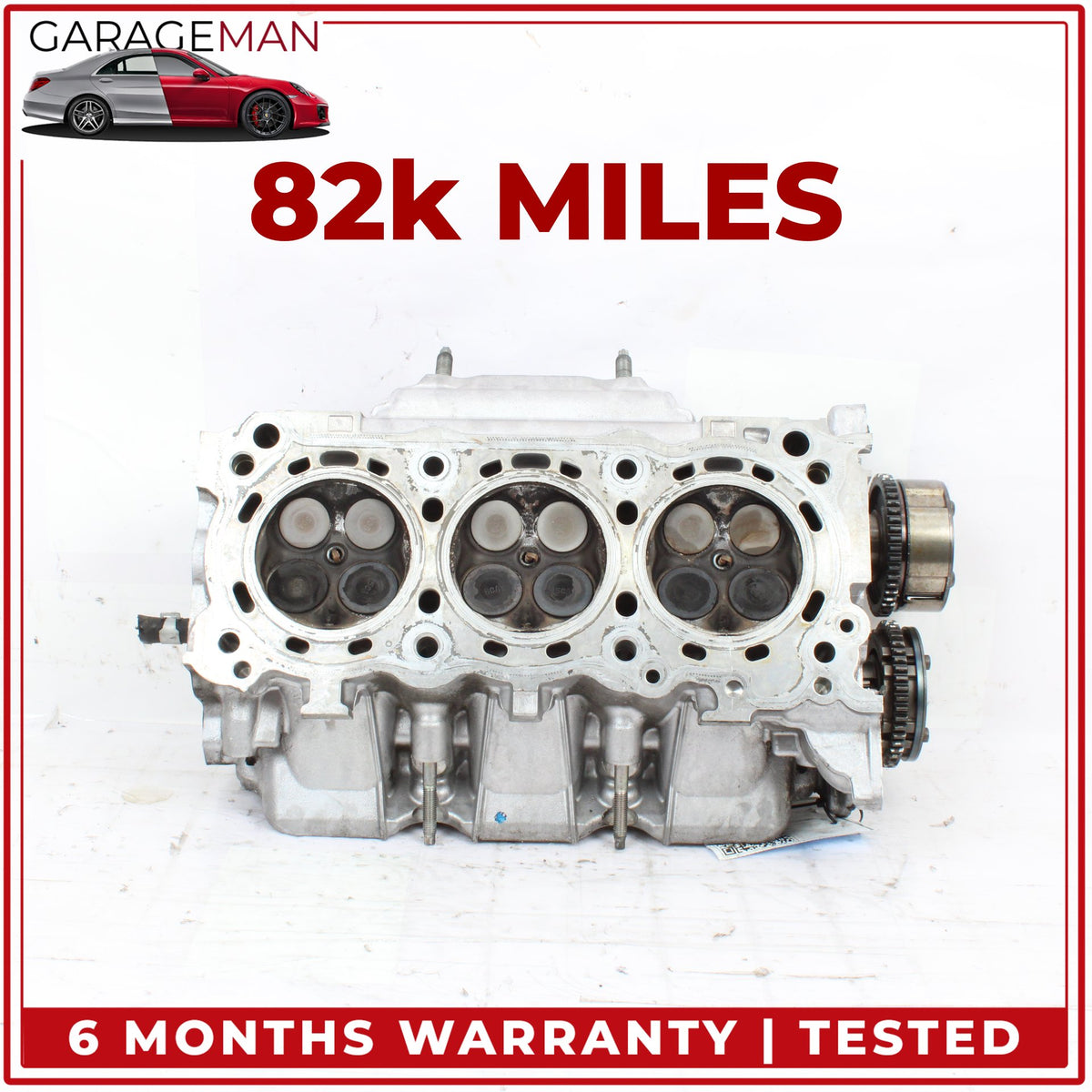 2017-2024 Infiniti Q50 Q60 3.0L V6 Right Side Cylinder Head 110404HK0A OEM