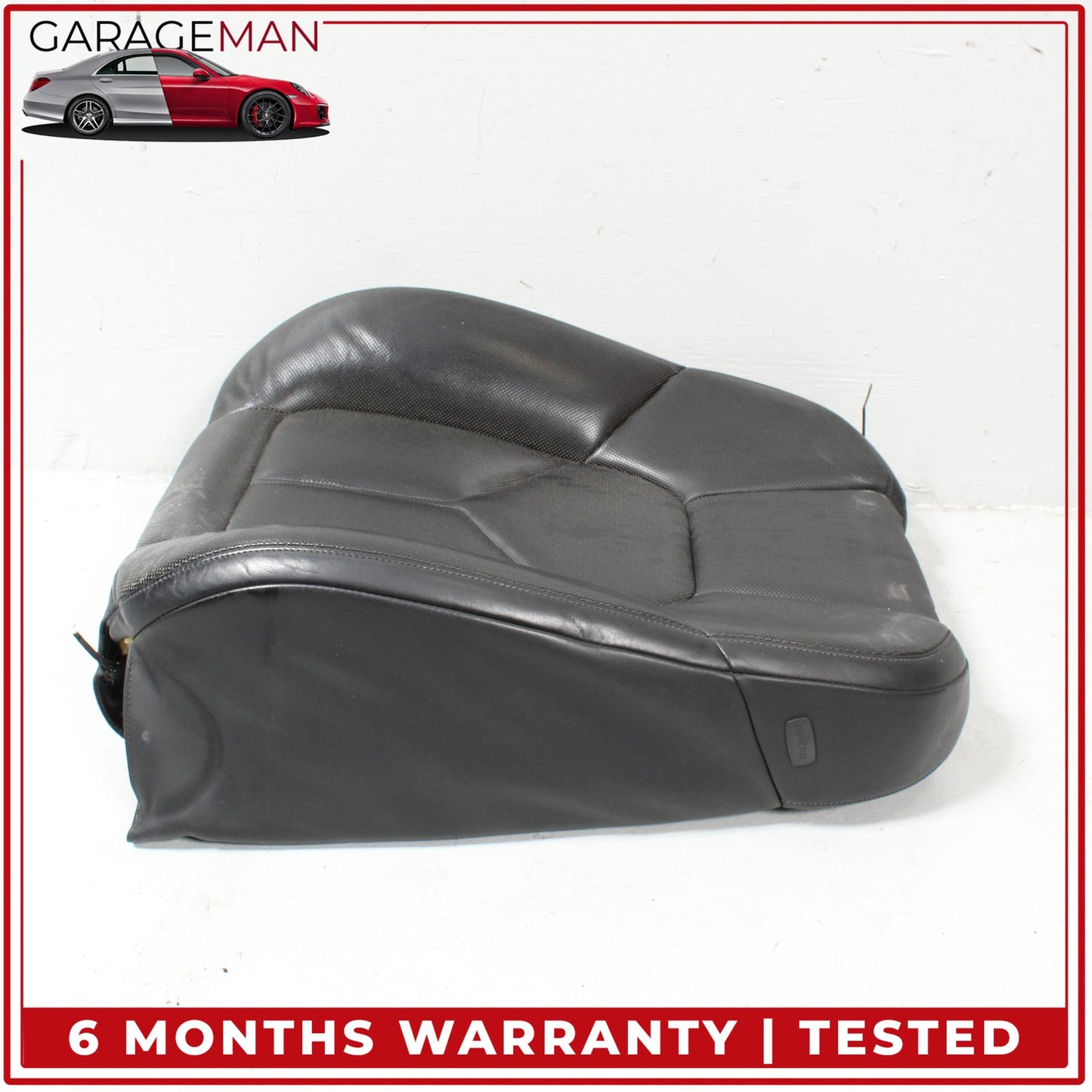 2011-2018 Porsche Cayenne 958 Front Left Side Top Upper Seat Cushion Black OEM
