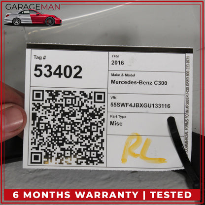 2015-2021 Mercedes W205 C300 Rear Left or Right Door Weather Strip Rubber OEM