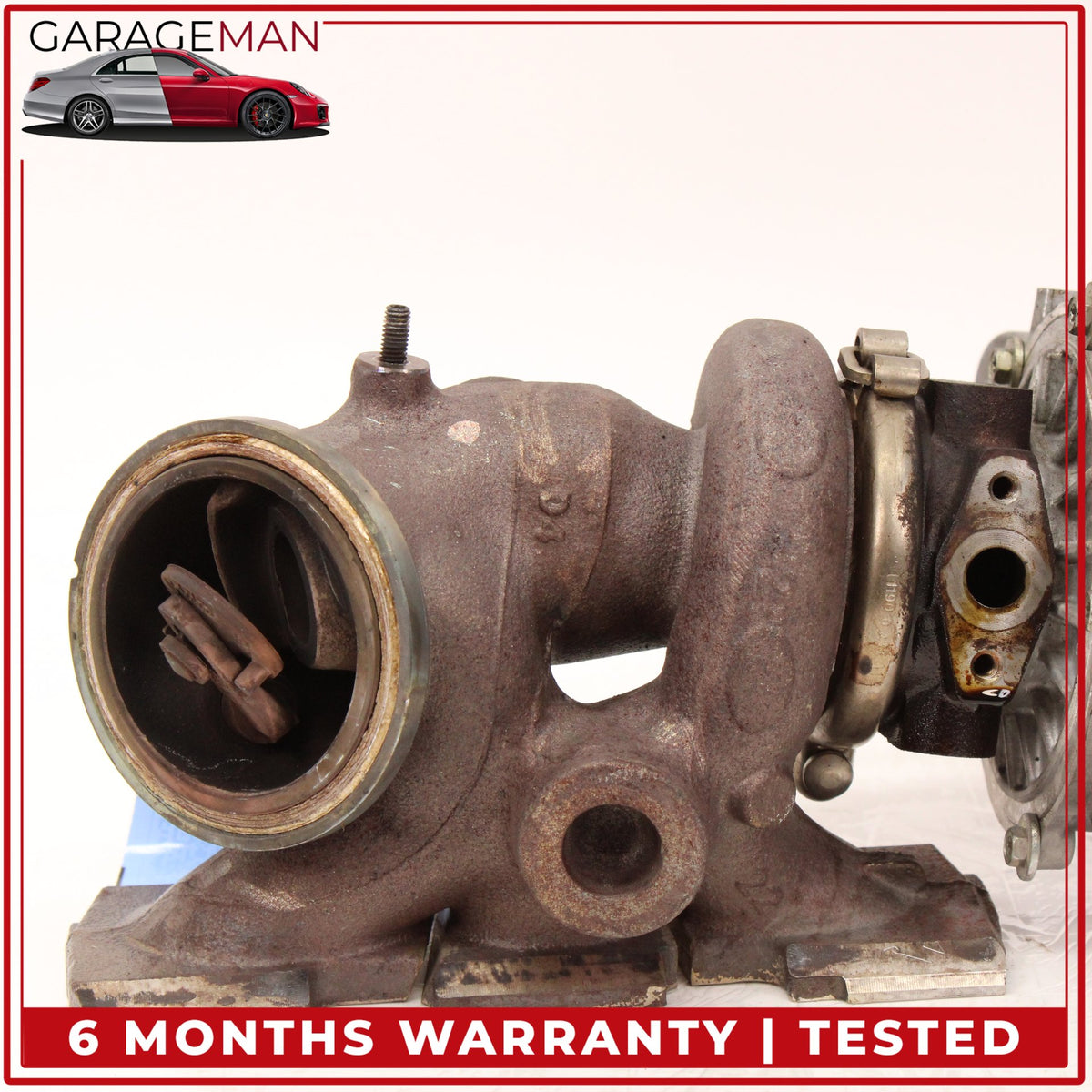 2014-2020 Mercedes W212 E400 M276 Right Turbocharger Turbo Charger Manifold OEM