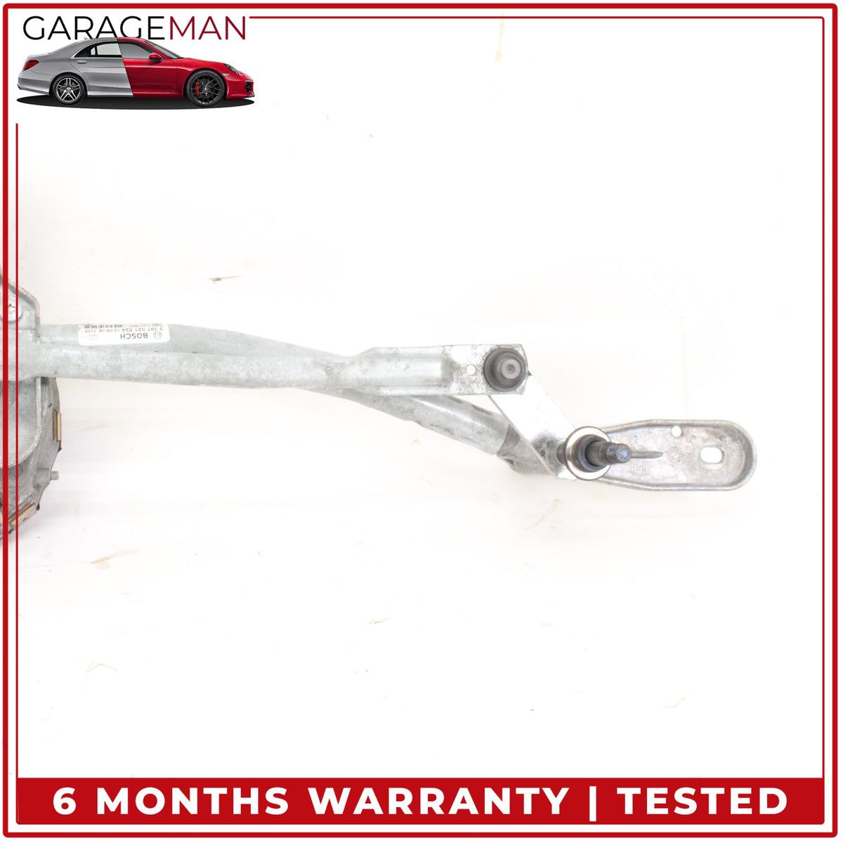 2013-2019 BMW 650i F06 Sedan Front Windshield Wiper Linkage w/ Motor 7306272 OEM
