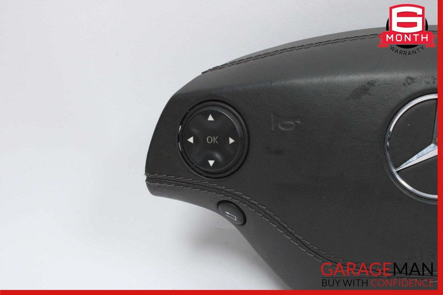 07-10 Mercedes W221 S550 CL500 CL550 Steering Wheel Airbag Air Bag Black OEM