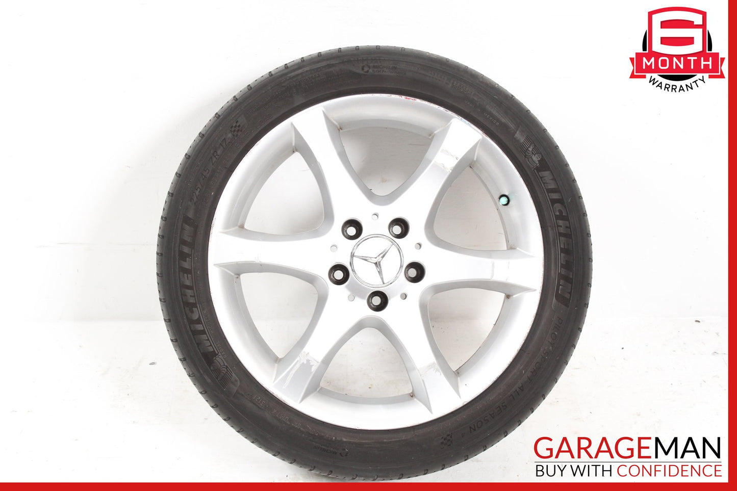 2005-2007 Mercedes W203 C230 C350 Front Wheel Rim w/ Tire 7.5JX17H2 ET36 OEM