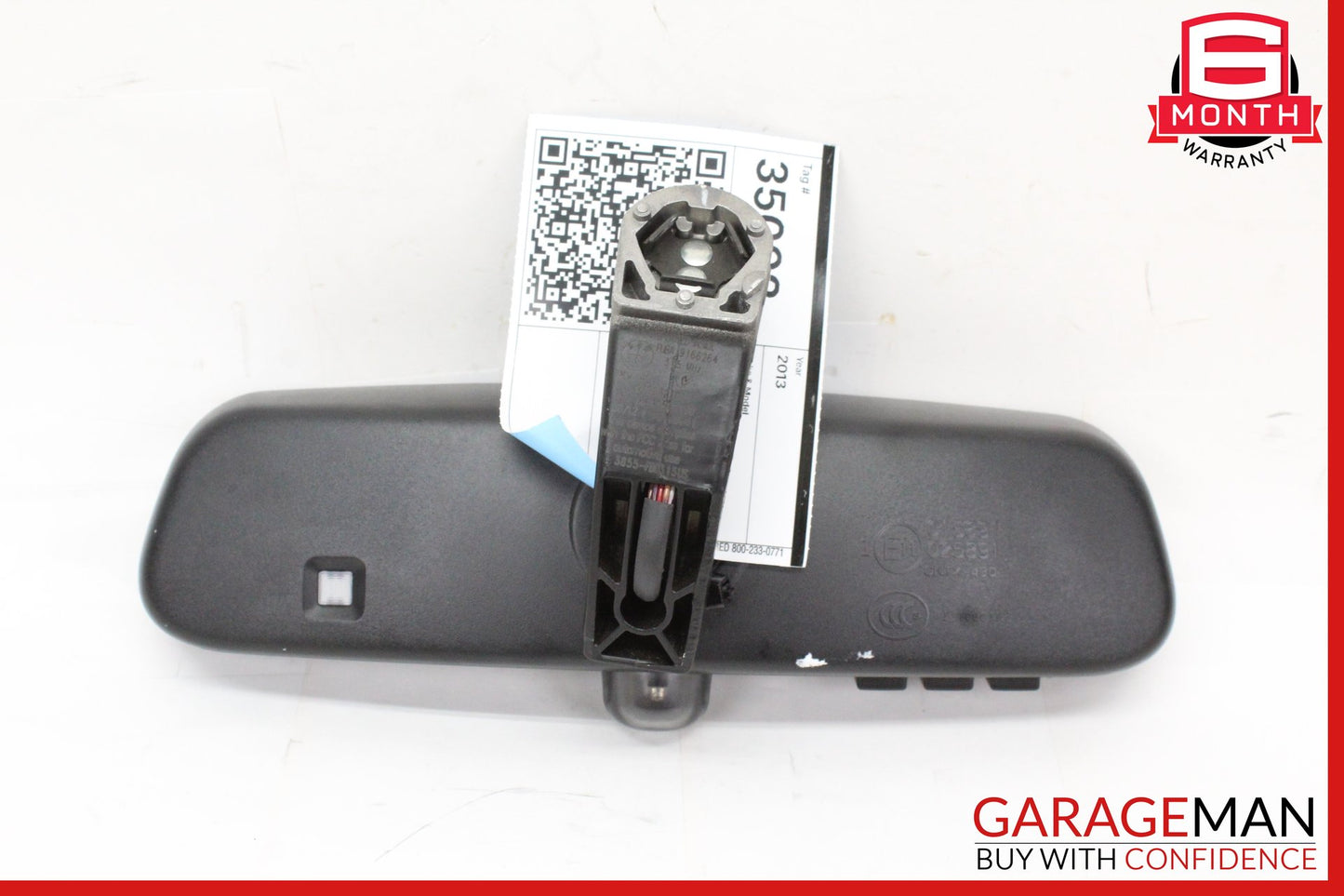 2008-2013 BMW 128i Front Upper Windshield Auto Dim Rear View Mirror 9166264 OEM