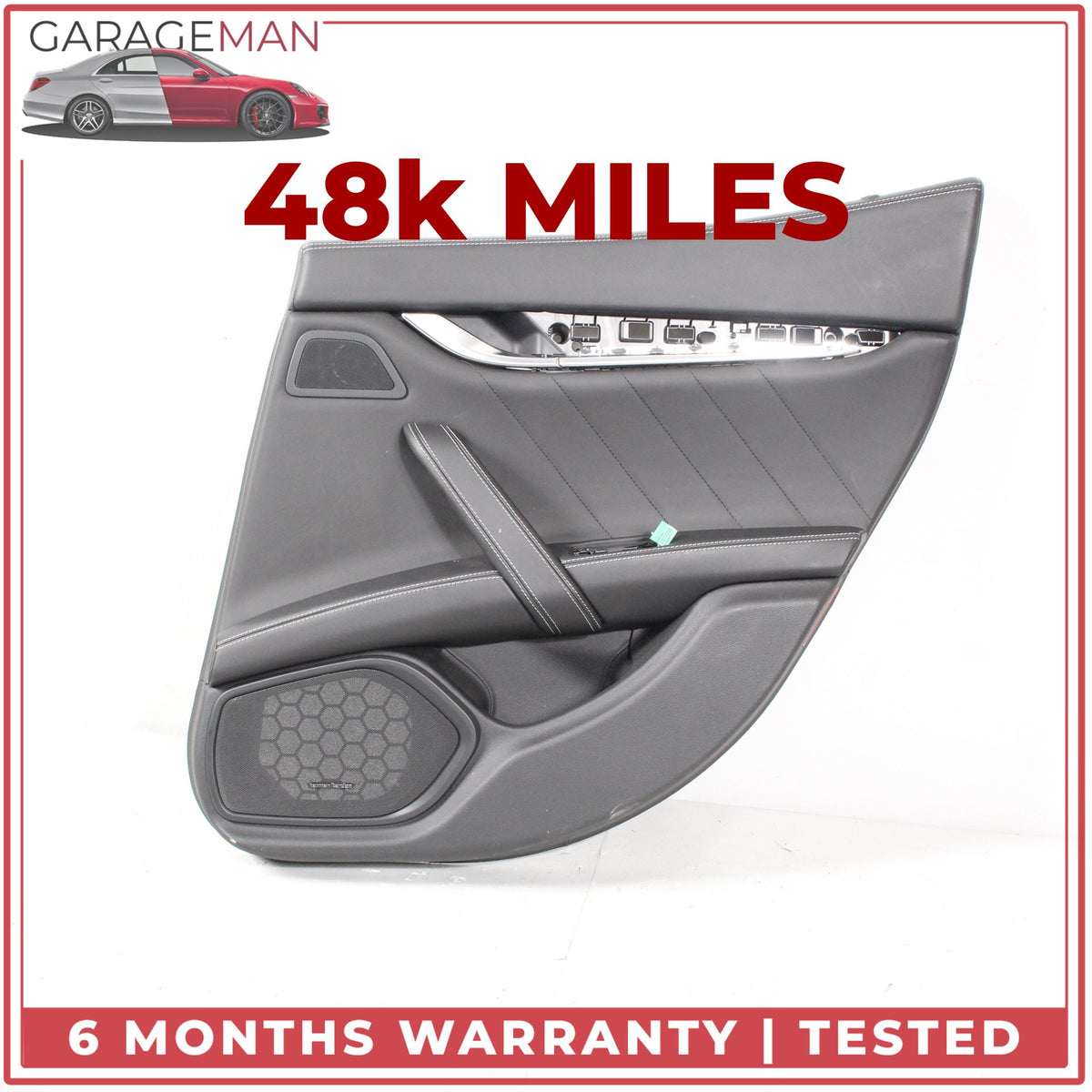 2014-2022 Maserati Ghibli M157 Rear Right Interior Door Trim Cover Panel OEM