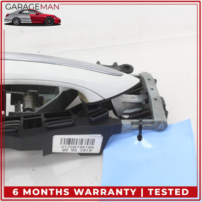 2011-2016 BMW 550i 535i Front Left Driver Side Exterior Door Handle White OEM