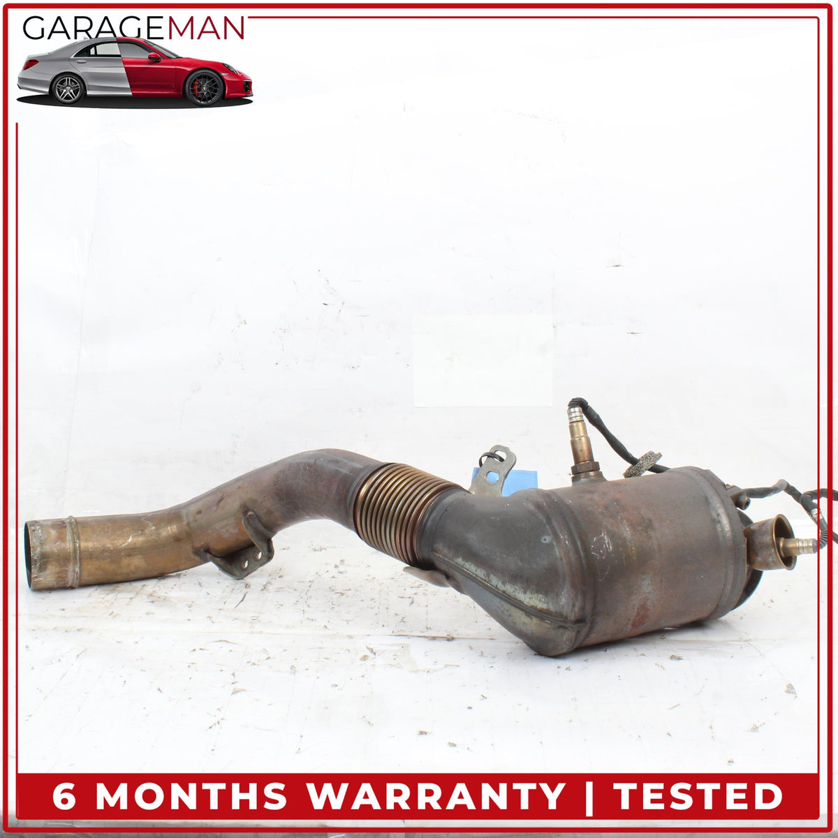 2010-2015 BMW 650i 550i 4.4L V8 Left and Right Side Exhaust Downpipe 7618674 OEM