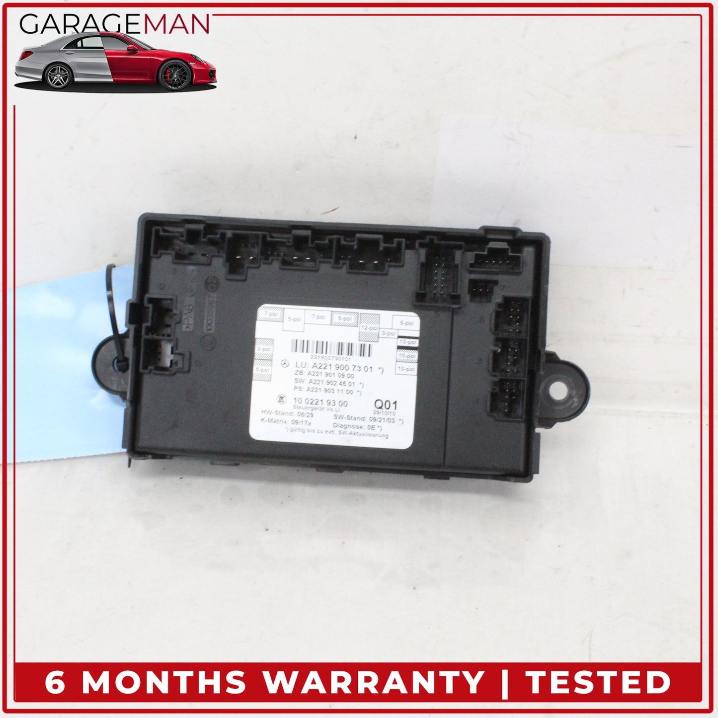 2007-2013 Mercedes W221 S400 S550 Front Left Door Control Module 2219007301 OEM